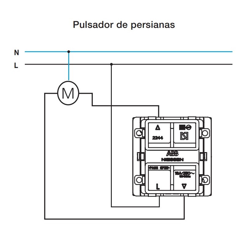 Niessen presenta el nuevo pulsador de persiana perteneciente a la gama  Zenit • CASADOMO