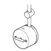 Aislador Cable Ignífugo 33913270 Fontini Porcelana Negra