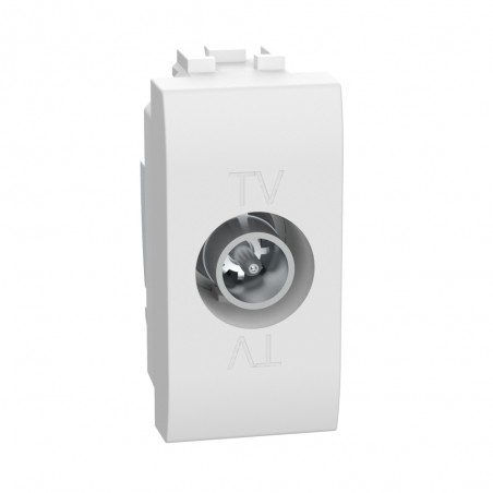 Toma TV/SAT Única N4202DN 1 Módulo Livinglight Blanco
