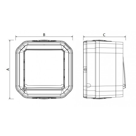 Conmutador Superficie 069711L Legrand Plexo