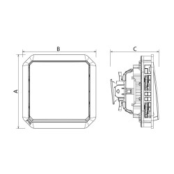 Conmutador Componible 069511L Legrand Plexo