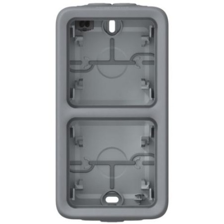Caja Superficie vertical 2 módulos 069661 Legrand Plexo