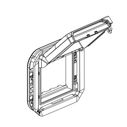 Adaptador con tapa 069580L Legrand Plexo