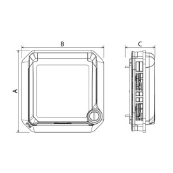 Adaptador con tapa 069580L Legrand Plexo