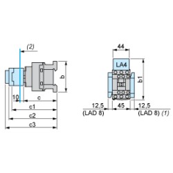 Contactor Tesys D LC1D12P7 Schneider 3P 12 A