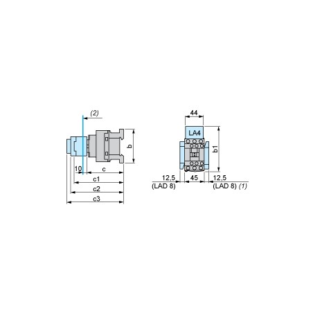 Contactor Tesys D LC1D12P7 Schneider 3P 12 A