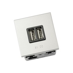 Cargador Doble USB Niessen Zenit N2285