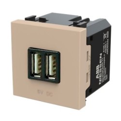 Cargador Doble USB Niessen Zenit N2285