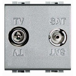 Toma TV/R-SAT Intermedia 2 Módulos _4217M2P14N Livinglight