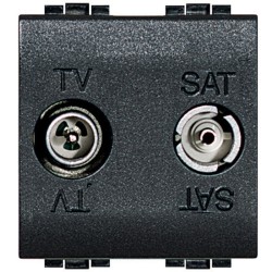 Toma TV/R-SAT Intermedia 2 Módulos _4217M2P14N Livinglight