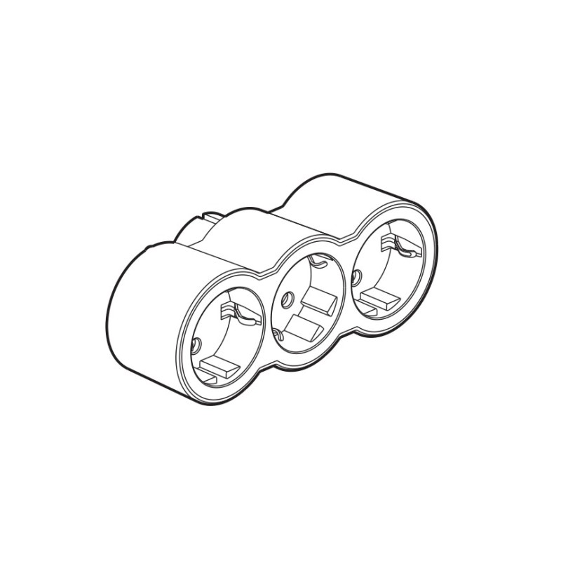Adaptador Frontal 3X2P+T Blanco Legrand 694518