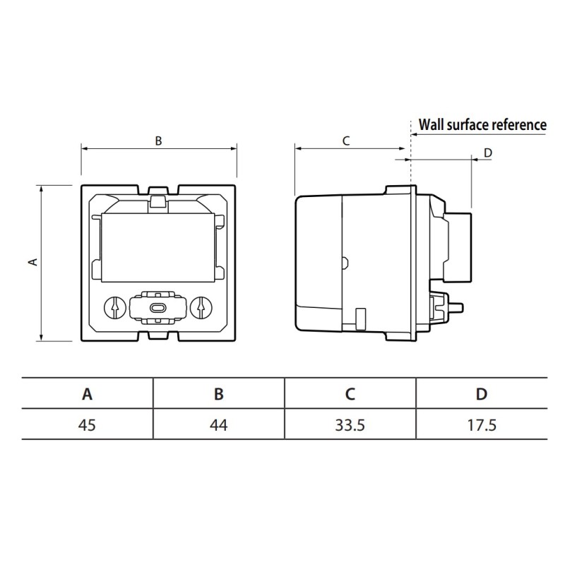 Detector de Movimiento 2 Hilos con Interruptor K4430 Living Now 2 Módulos