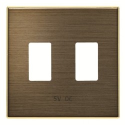 Tapa Cargador USB Doble 8585.3 Sky Niessen