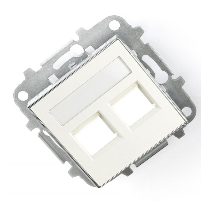 Tapa 2 Conectores RJ45 Niessen Sky 8518.2