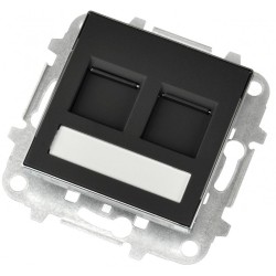 Tapa 2 Conectores RJ45 Niessen Sky 8518.2