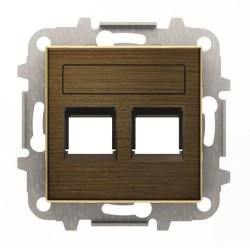 Tapa 2 Conectores RJ45 Niessen Sky 8518.2