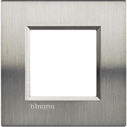 Placa 1 ventana Zamak LNA4802_ Livinglight Bticino