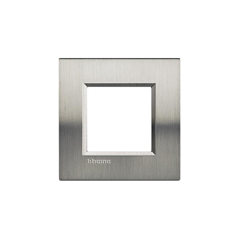 Placa 1 ventana Zamak LNA4802_ Livinglight Bticino