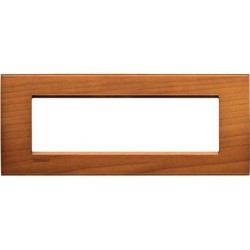 Placa 7 módulos Madera LNA4807_ Bticino Livinglight