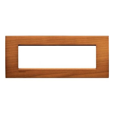 Placa 7 módulos Madera LNA4807_ Bticino Livinglight