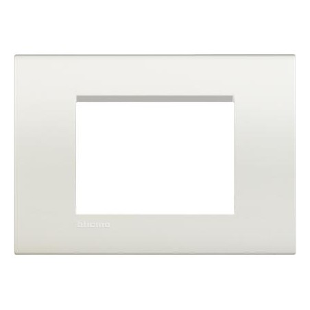 Placa 3 módulos Termoplástico LNA4803_ Bticino Livinglight