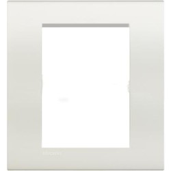 Placa 3+3 módulos Termoplástico LNA4826_ Bticino Livinglight