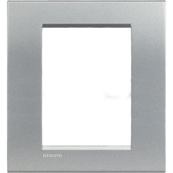 Placa 3+3 módulos Termoplástico LNA4826_ Bticino Livinglight