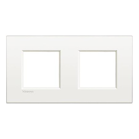 Placa 2 ventanas LNE4802M2_ Bticino Livinglight AIR