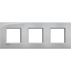 Placa 3 ventanas LNE4802M3_ Bticino Livinglight AIR