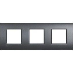Placa 3 ventanas LNE4802M3_ Bticino Livinglight AIR