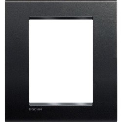 Placa 3+3 módulos LNC4826_ Bticino Livinglight AIR
