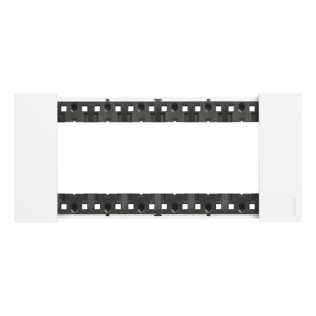 Placa 6 módulos americana Living Now KA4806_ Bticino