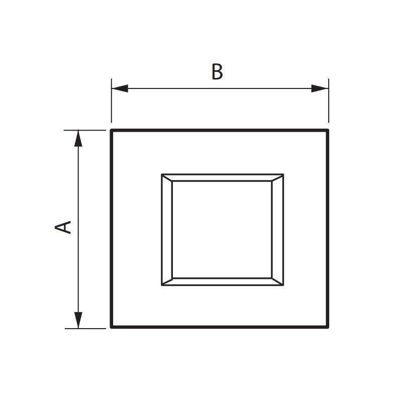 Placa 1 Ventana HA4802_ Axolute BTicino