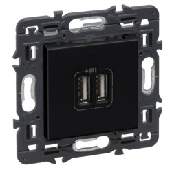 Cargador USB Doble A+A Legrand Valena Next 741231