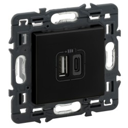 Cargador Doble USB A+C Valena Next 741232 Legrand