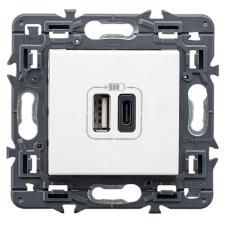 Cargador Doble USB A+C Valena Next 741232 Legrand