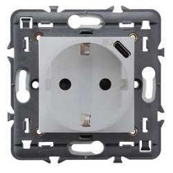 Enchufe con USB Tipo C 741234 Legrand Valena Next