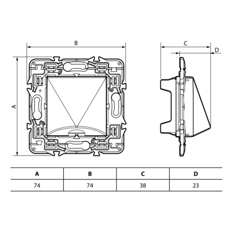 Salida de Cables 741281 Legrand Valena Next