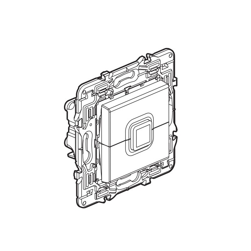Pulsador Persianas 741253 Legrand Valena Next