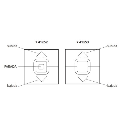 Pulsador Persianas 741253 Legrand Valena Next
