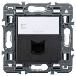 Base RJ45 Categoría 6 Legrand 741275 Valena Next