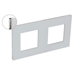 Placa 2 ventanas 741002 Valena Next Legrand