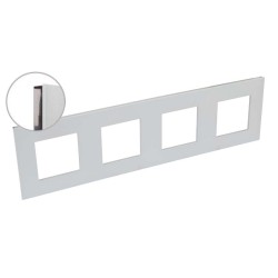 Placa 4 ventanas 741004 Valena Next Legrand