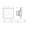 Interruptor Persianas Conectado 741807A Valena Next Netatmo