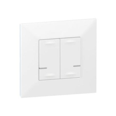 Interruptor Doble con Neutro Legrand Valena Next 741815