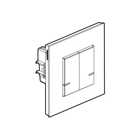 Interruptor Doble con Neutro Legrand Valena Next 741815