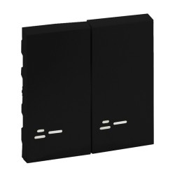 Tecla Doble con Visor Legrand 864108 Niloé Step