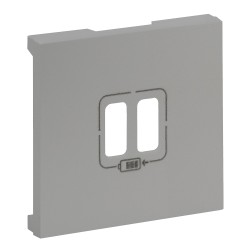 Frontal Base de Cargador USB A+A Legrand 864124 Niloé Step