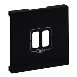 Frontal Base de Cargador USB A+A Legrand 864124 Niloé Step