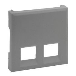 Frontal Base Doble RJ45 Legrand 864143 Niloé Step